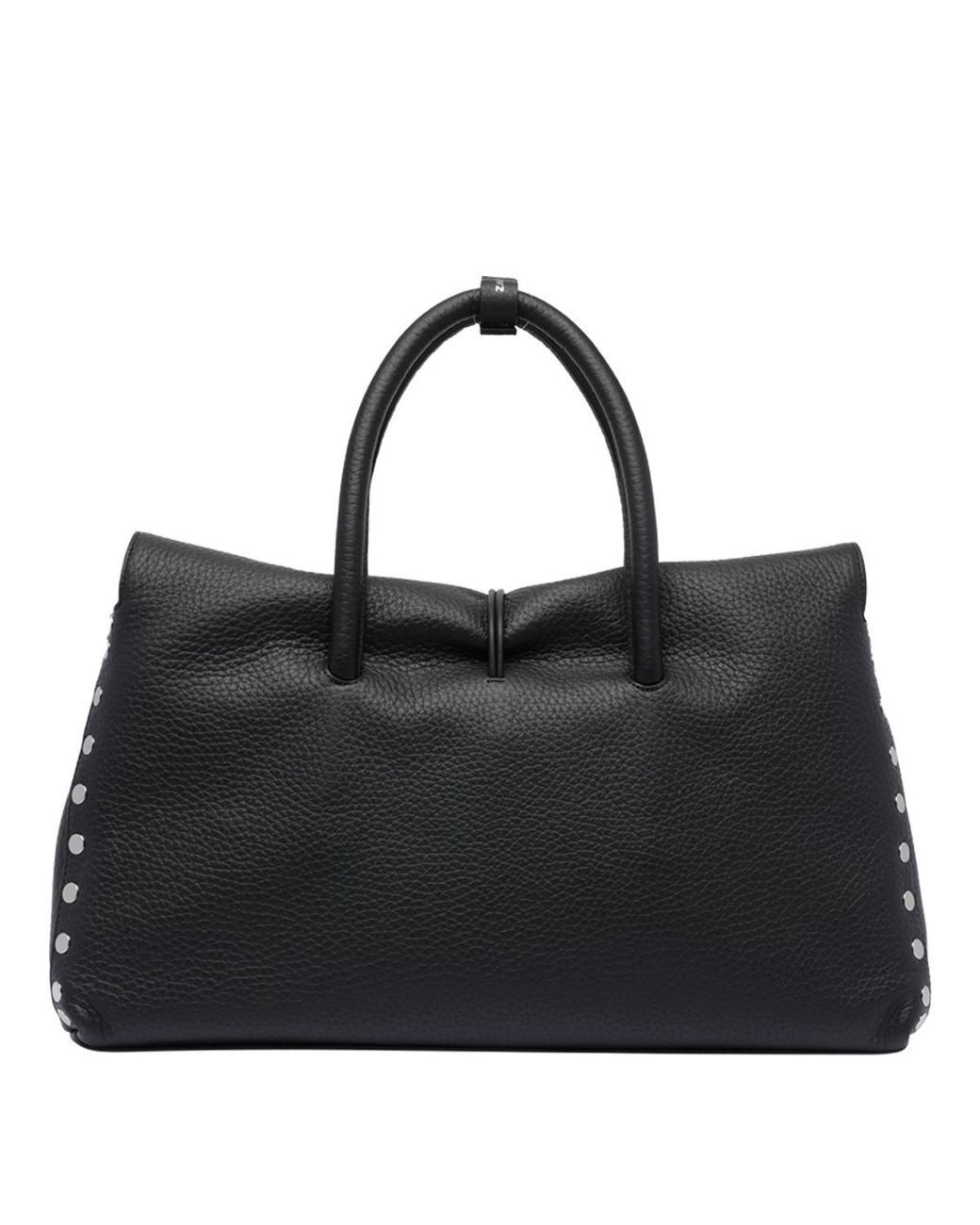 Zanellato Black Dotta Weekend Handbag