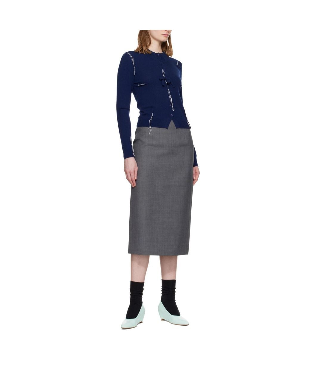 ShuShu/Tong Blue Cardigans