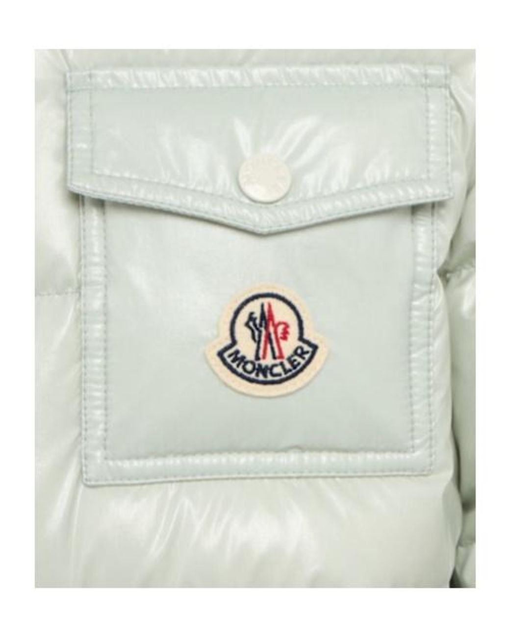 Moncler Gray Hooded Down Jacket