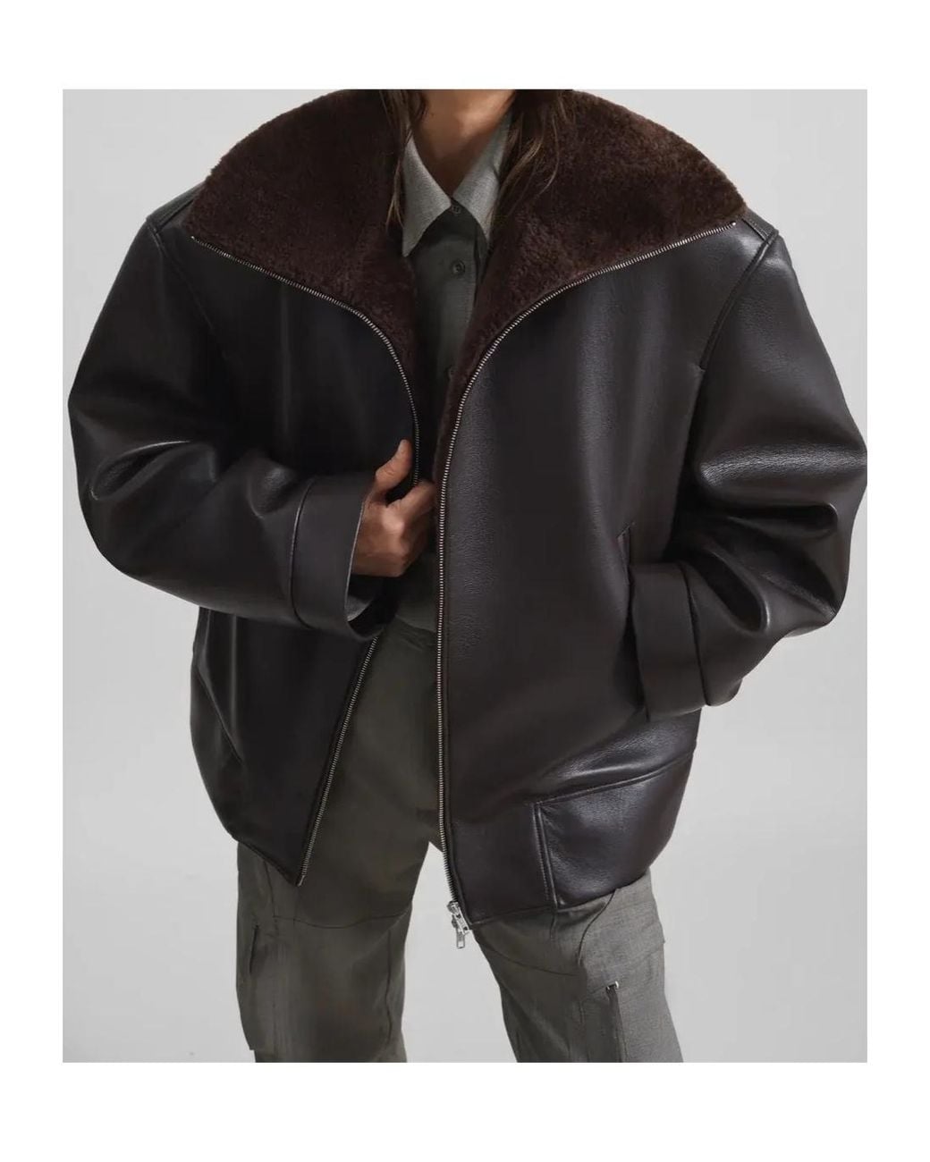 Frankie Shop Black Long-Sleeve Casual Jacket