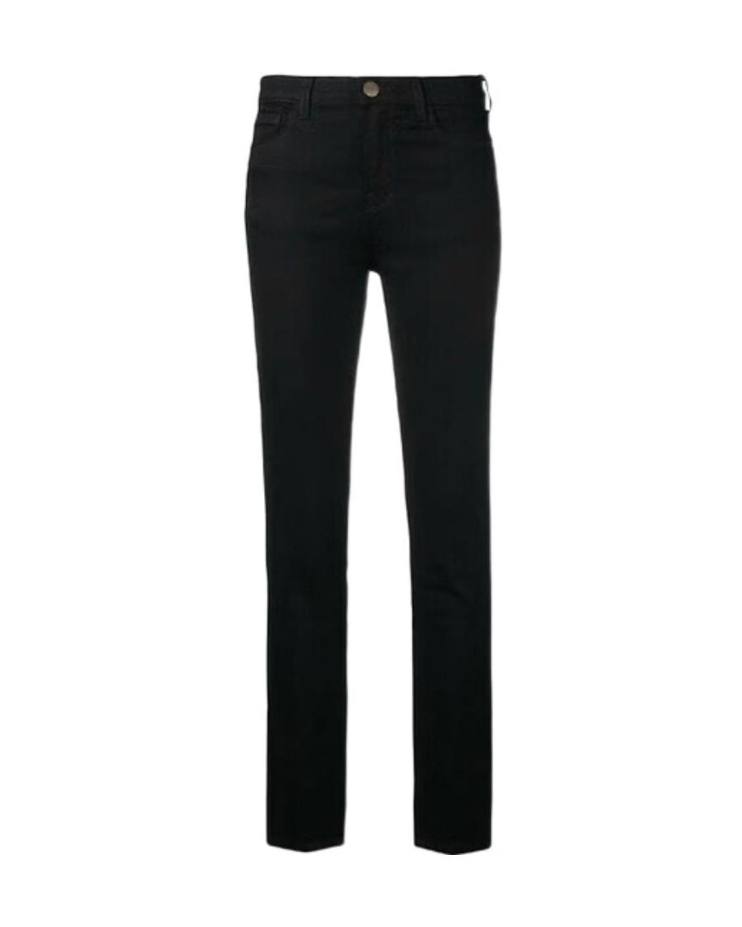Emporio Armani Black Logo Denim Pants