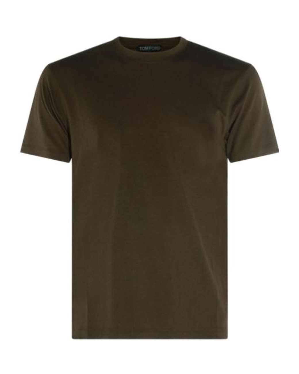 Tom Ford Green Short Sleeved Crewneck T-Shirt for men