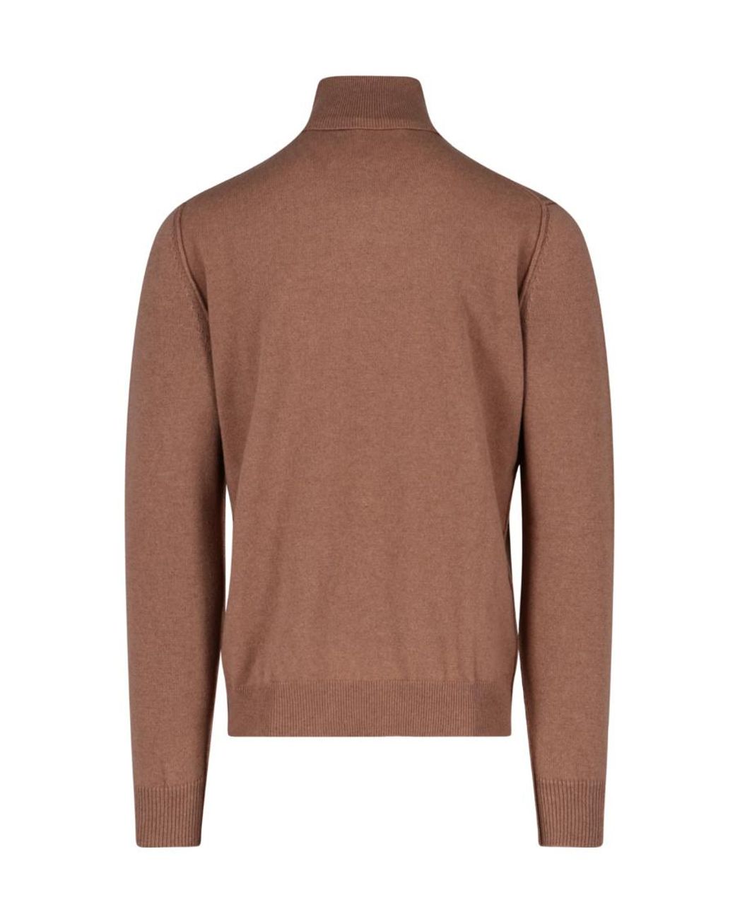 Maison Margiela Brown Roll-Neck Knitted Jumper for men