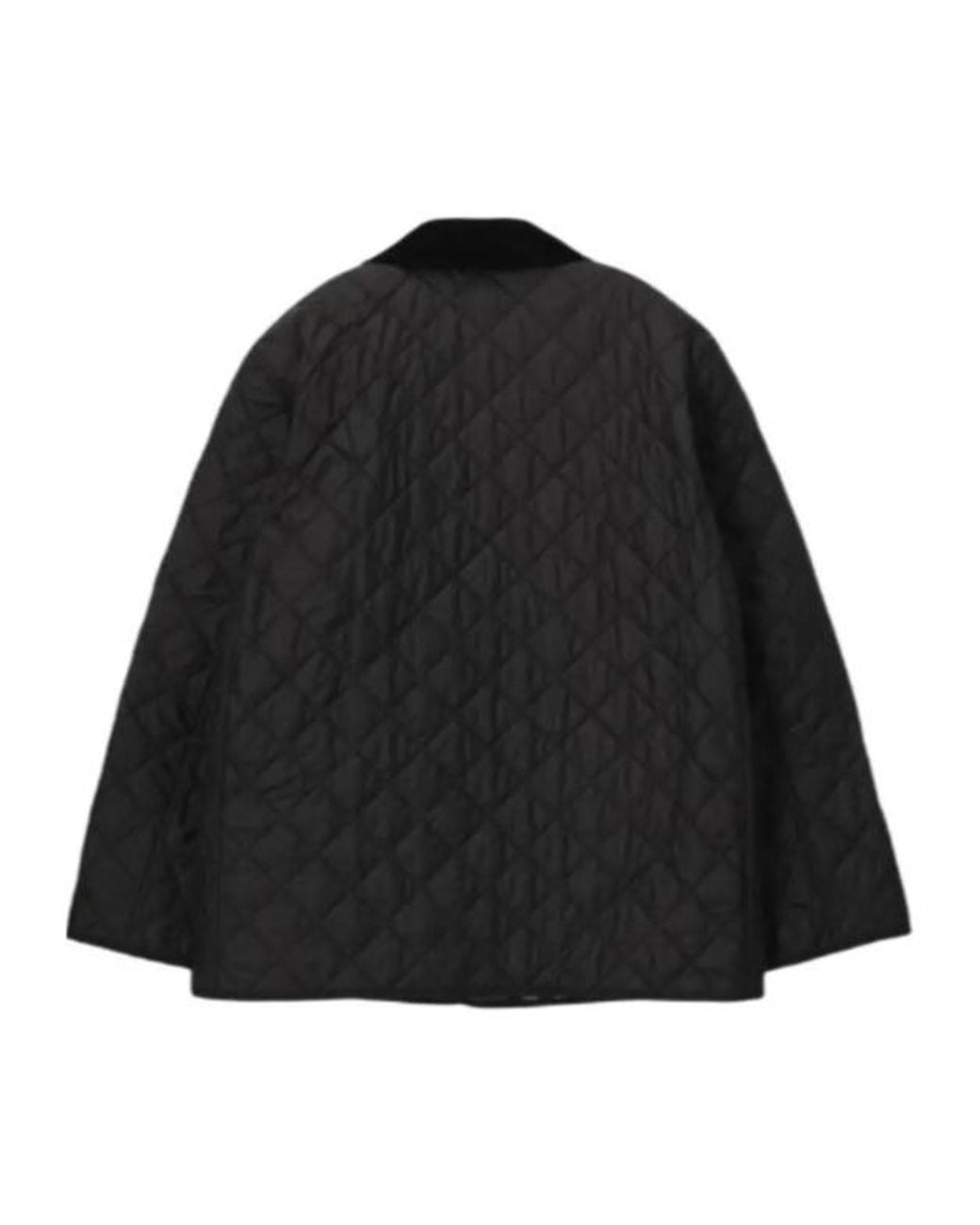 Burberry Black Long-Sleeved Cotton-Padded Jacket for men