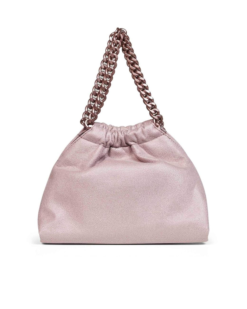 Stella McCartney Pink Falabella Mini Drawstring Shoulder Bag