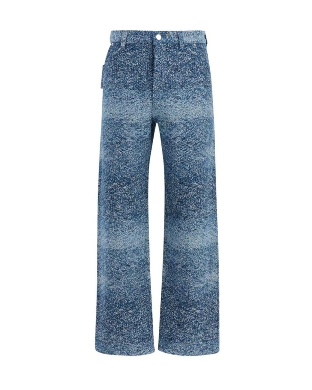 Dior Blue Homme Straight Leg Carpenter Jeans for men