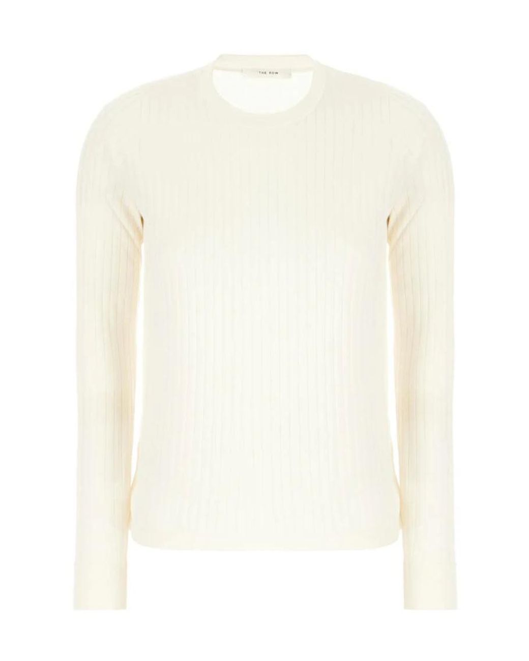 The Row White Long-Sleeved Tops