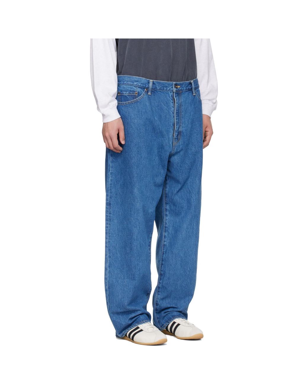 (w)taps Blues Straight Jeans for men