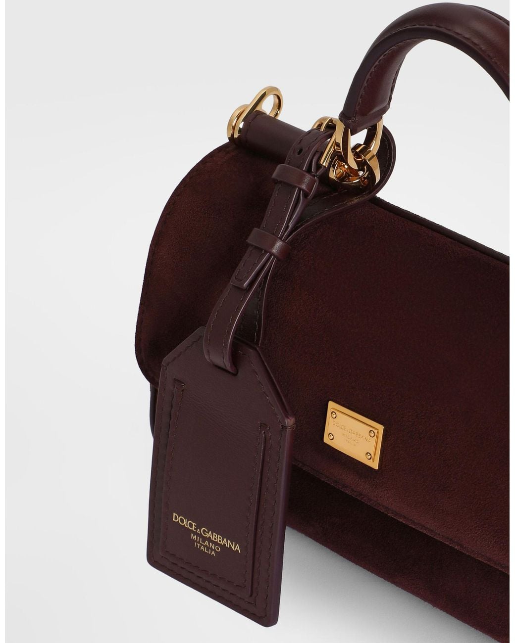 Dolce & Gabbana Red Top Handle Shoulder Bag