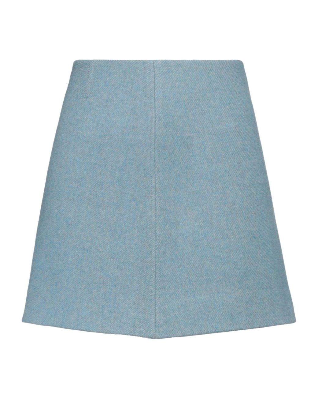 Ganni Blue Flare Skirt