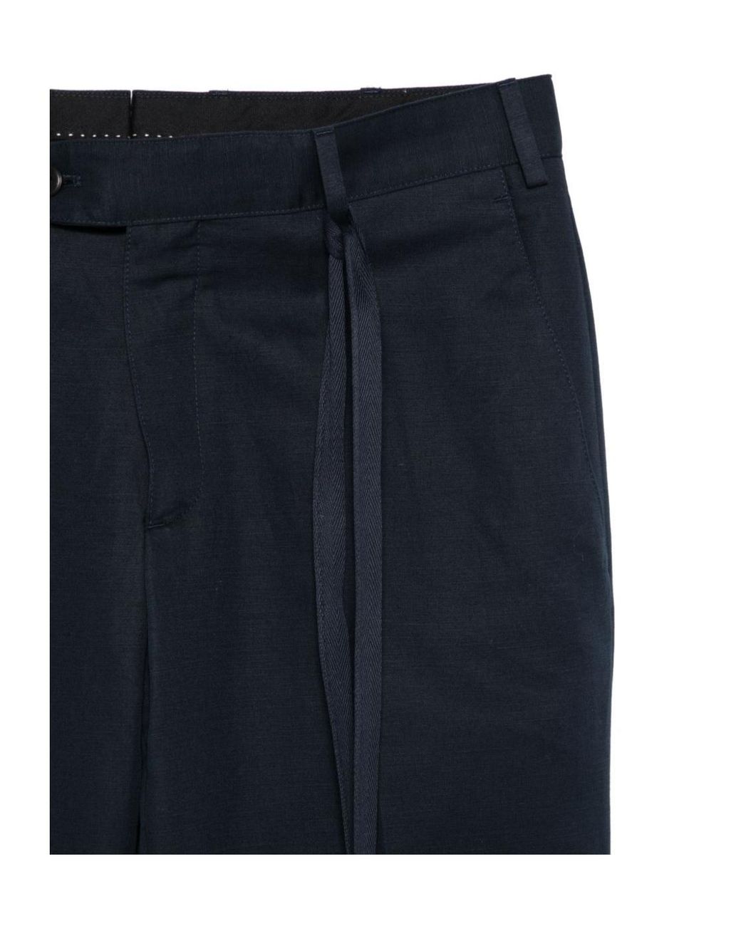 Brioni Blue Casual Pants With Belt Loops for men