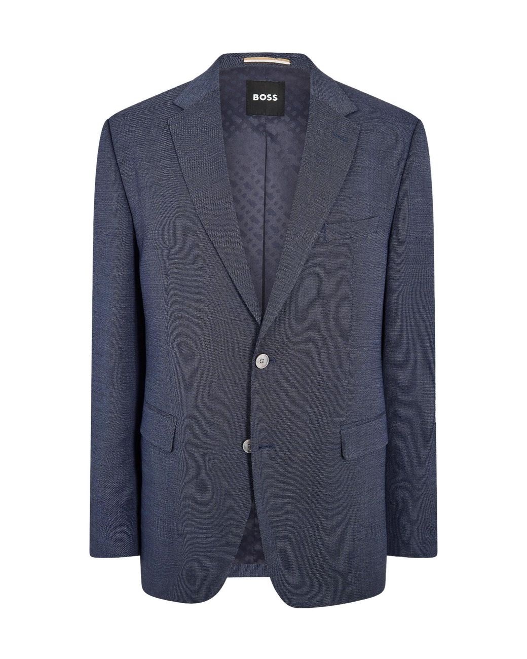 Boss Blue Simple Suit Jacket for men