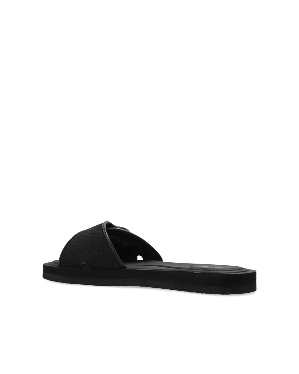 MICHAEL Michael Kors Black Logo Strap Pool Slides