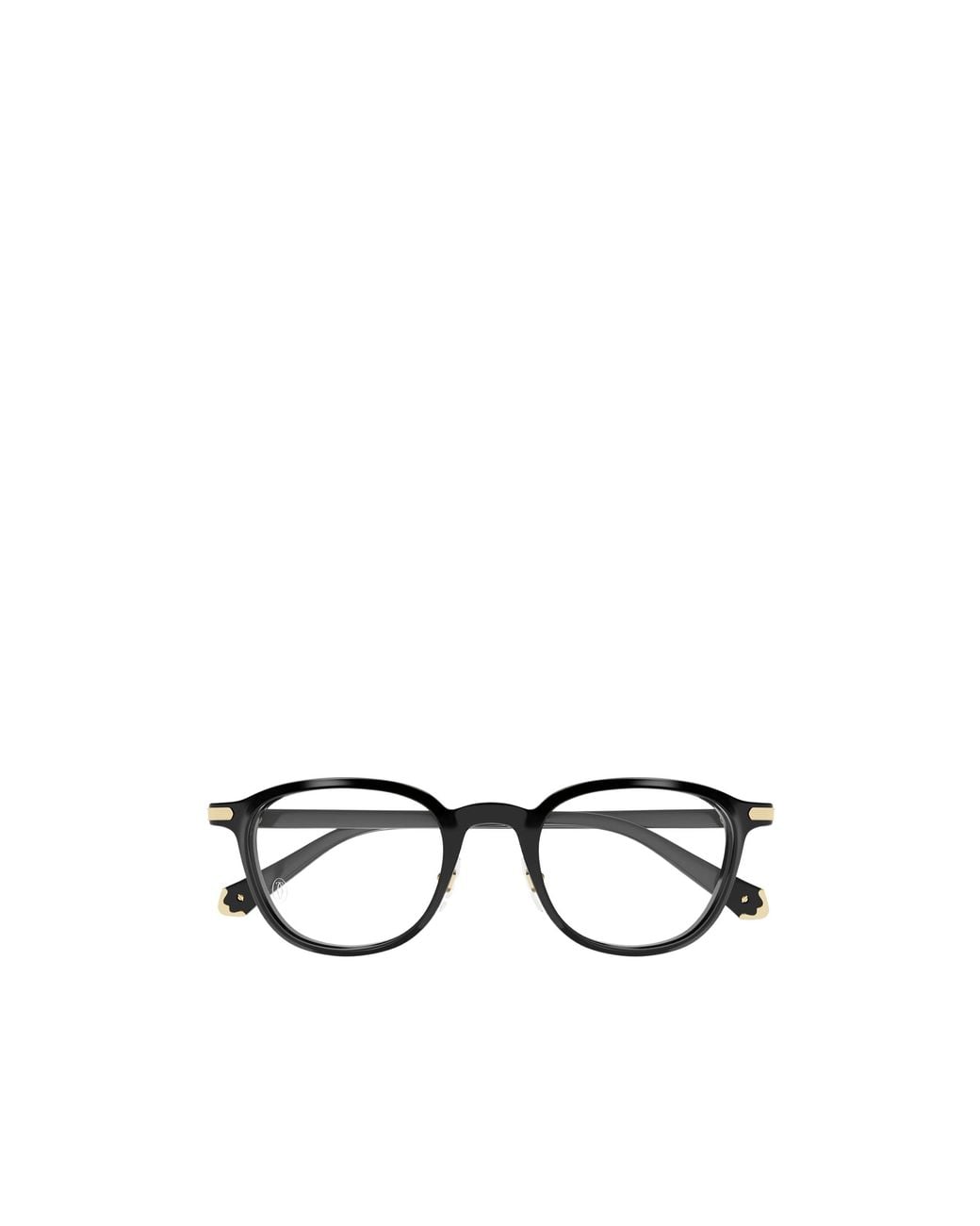 Cartier White Oval Frame Glasses for men
