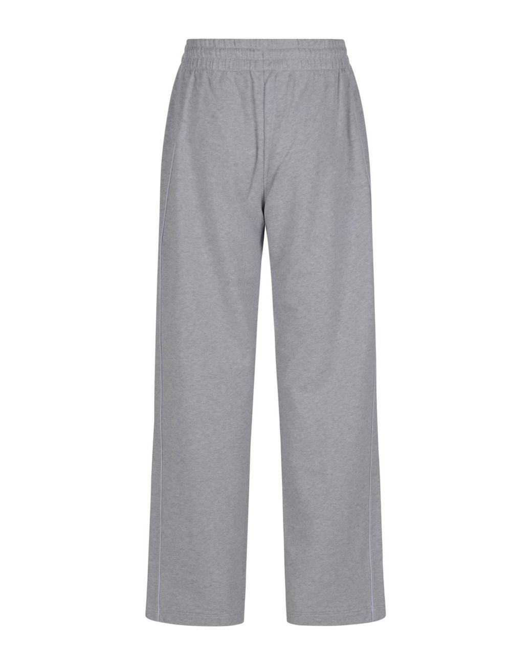 Casablanca Gray Embroidered Cropped Sweatpants