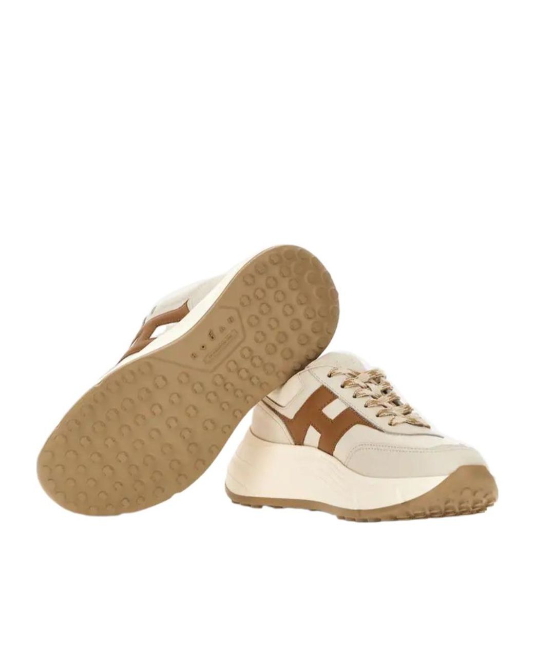 Hogan Natural Hi-Fi Lace-Up Sneakers