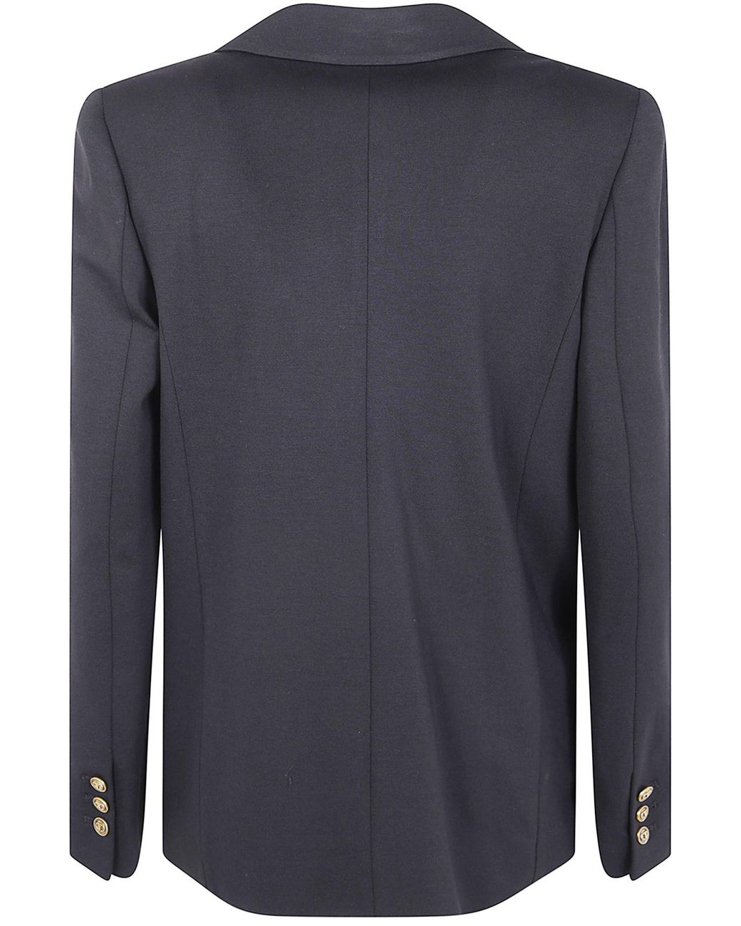 Twinset Blue Single-Breasted Blazer