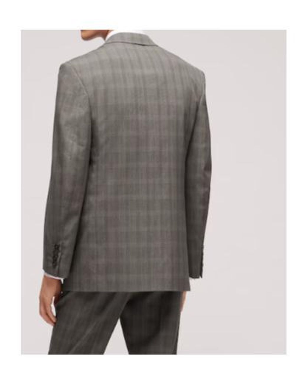 Gucci Gray Prince Of Wales Wool Jacket for men