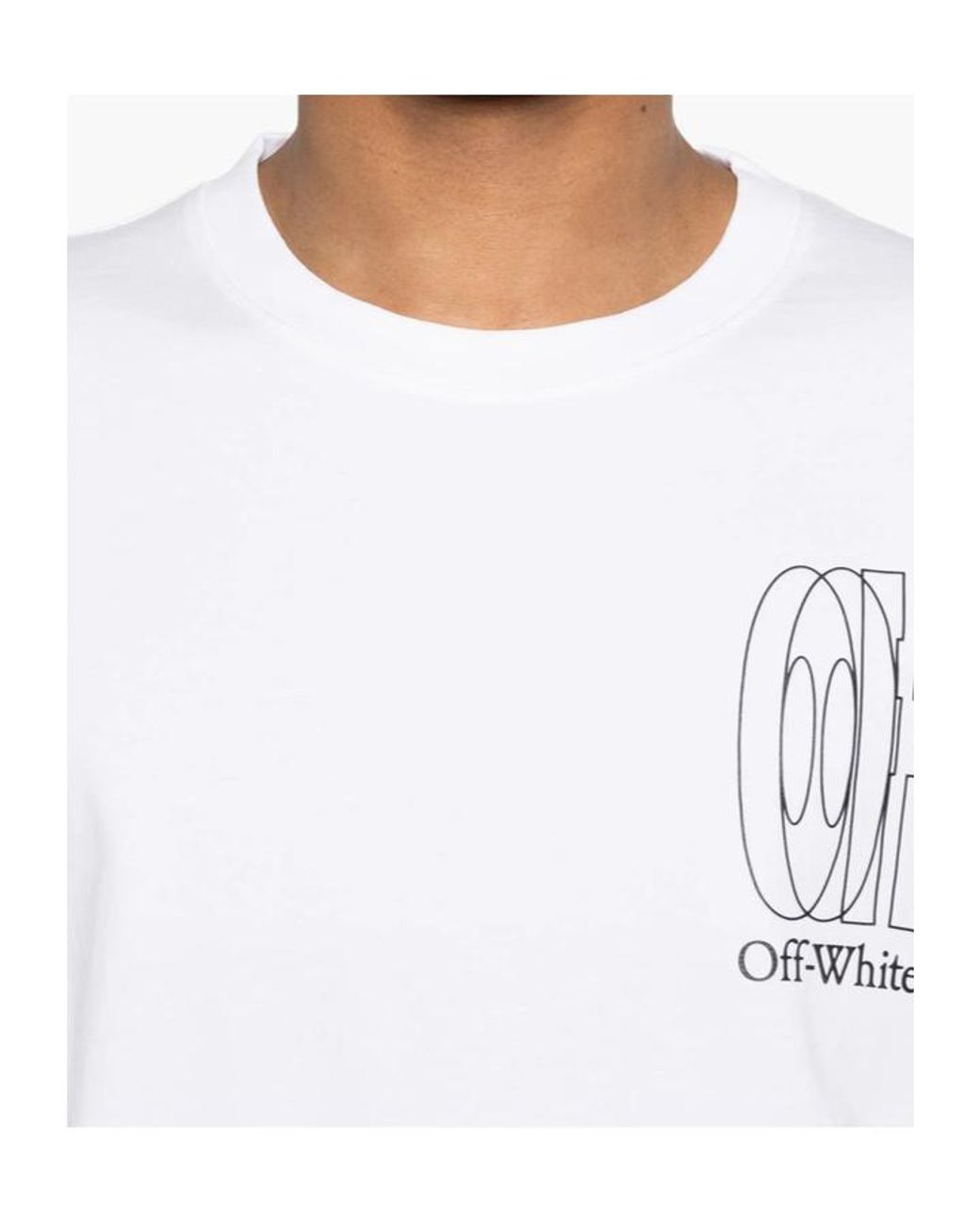 Off-White c/o Virgil Abloh White Big Double Arrow Crewneck T-Shirt for men