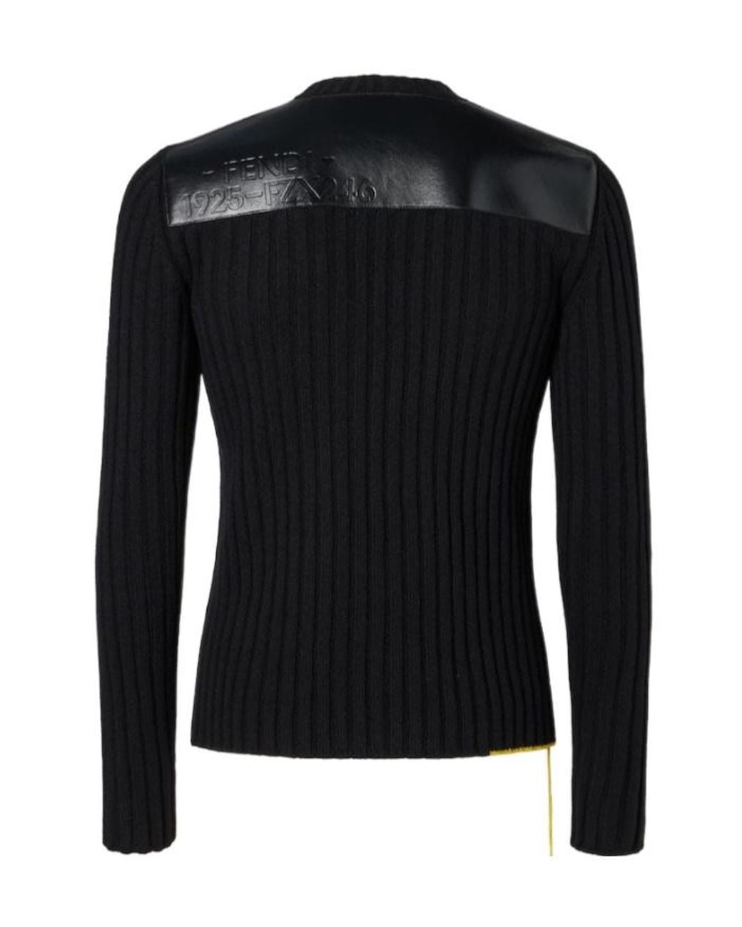 Fendi Black Wool And Cashmere Jumper for men