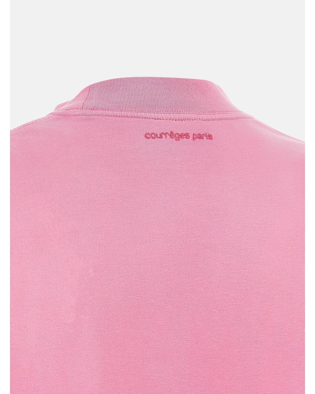 Courreges Pink Courrèges Solarized T-Shirt Dress