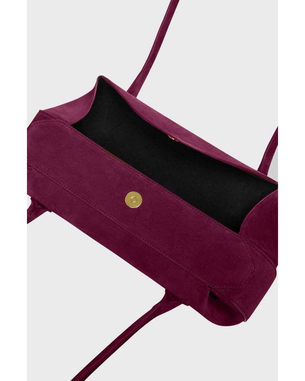 Yuzefi Purple Oyster Shoulder Bag