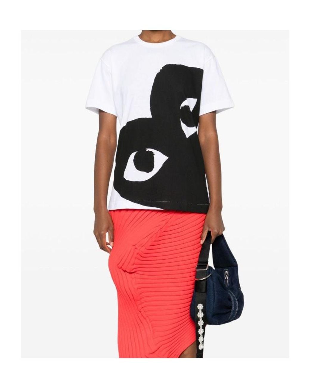 Comme des Garçons Black Short-Sleeved Crew Neck T-Shirt