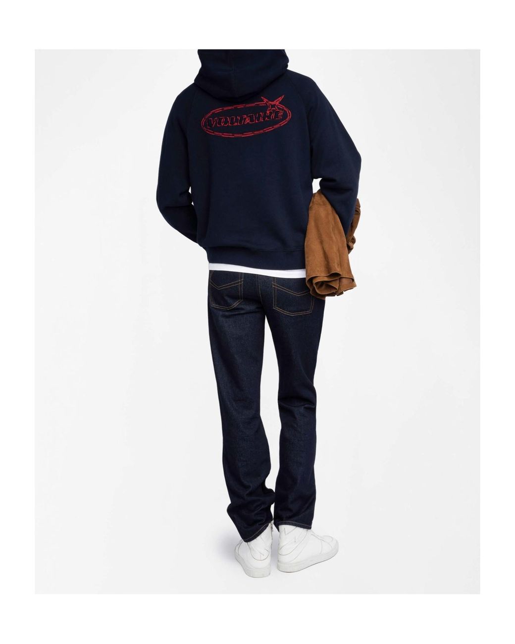 Zadig & Voltaire Blue Georgio Hoodie for men