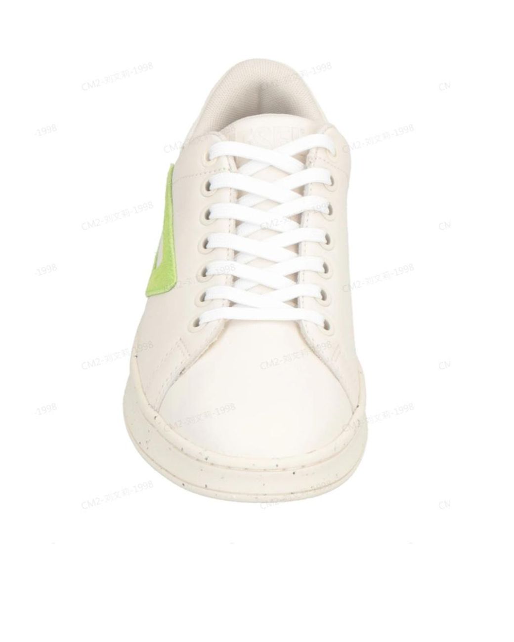 DIESEL White Solidcolor Laceup Shoes