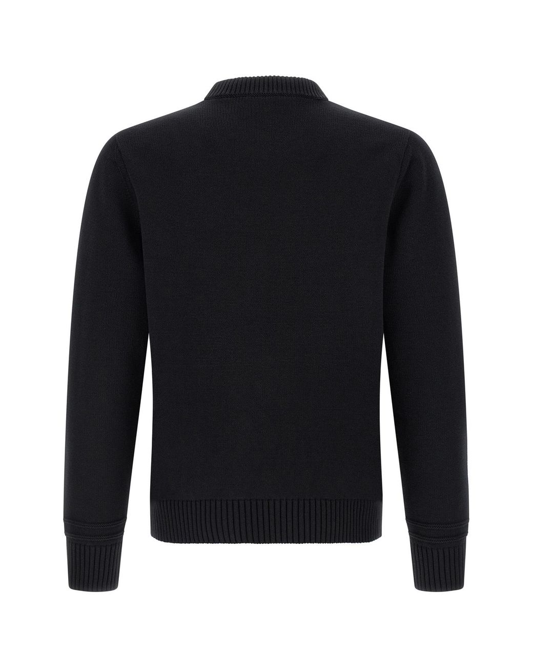 Gucci Black Logo Intarsia Knitted Sweater for men