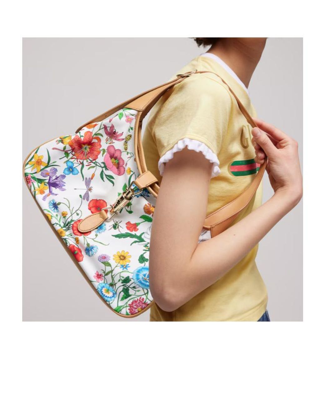Gucci Multicolor Jackie 1961 Medium Shoulder Bag