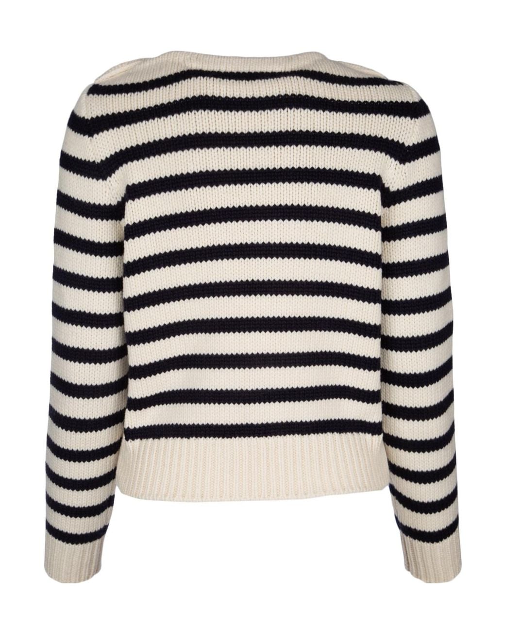 Céline Blue Boat Neck Marinière Sweater