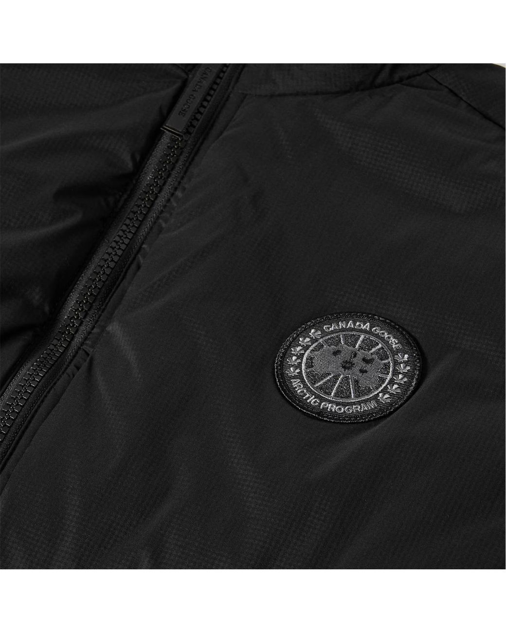 Canada Goose Black Logo Patch Vest for men