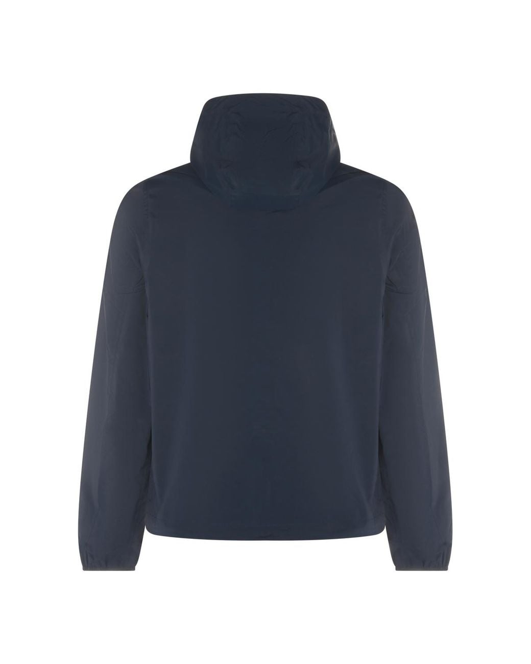 K-Way Blue Zip-Up Hooded Jacket for men