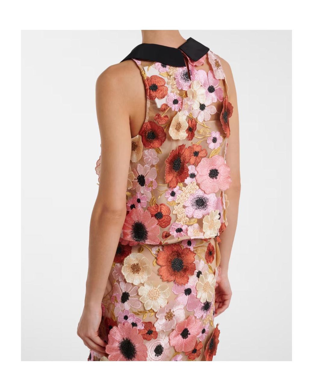 Dorothee Schumacher Multicolor Blooming Meadow Silk-Trimmed Top