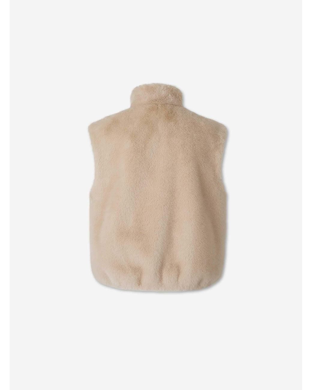 Herno Natural Faux Fur Vest