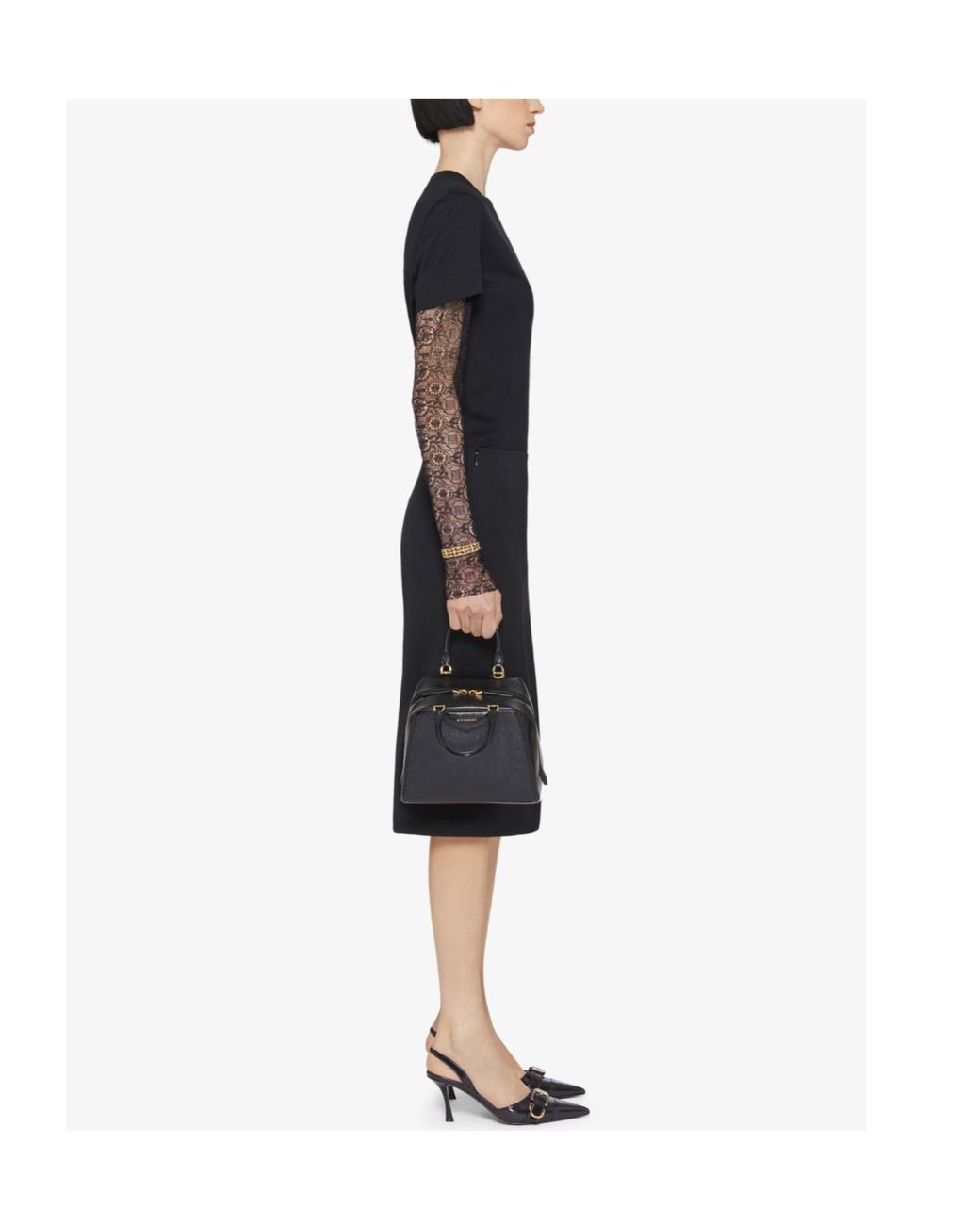 Givenchy Black 4G Plaque Mini Skirt
