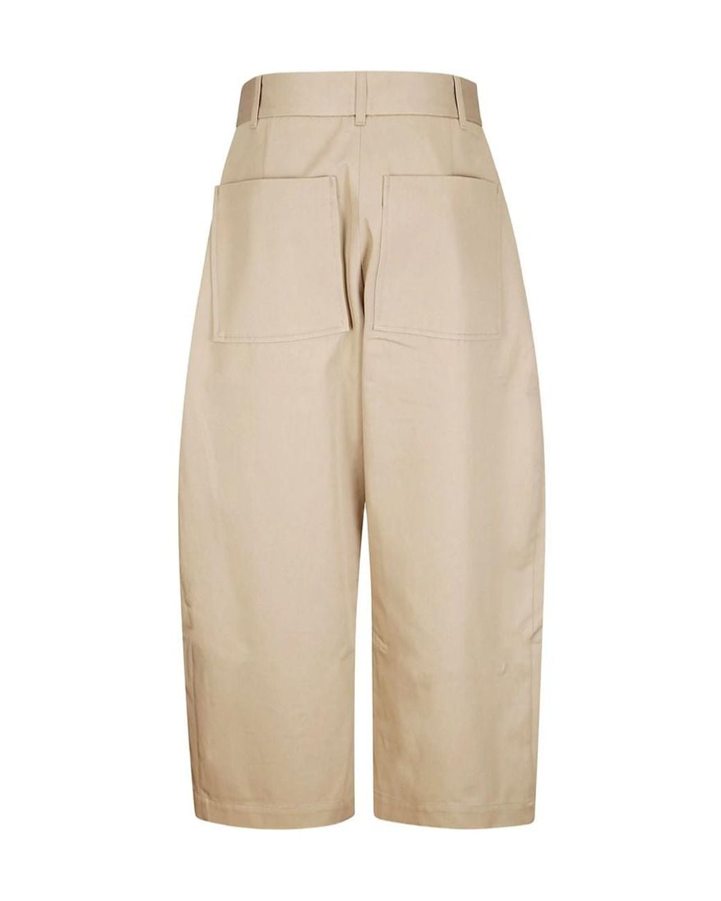 Studio Nicholson Natural Casual Pants With Belt Loops