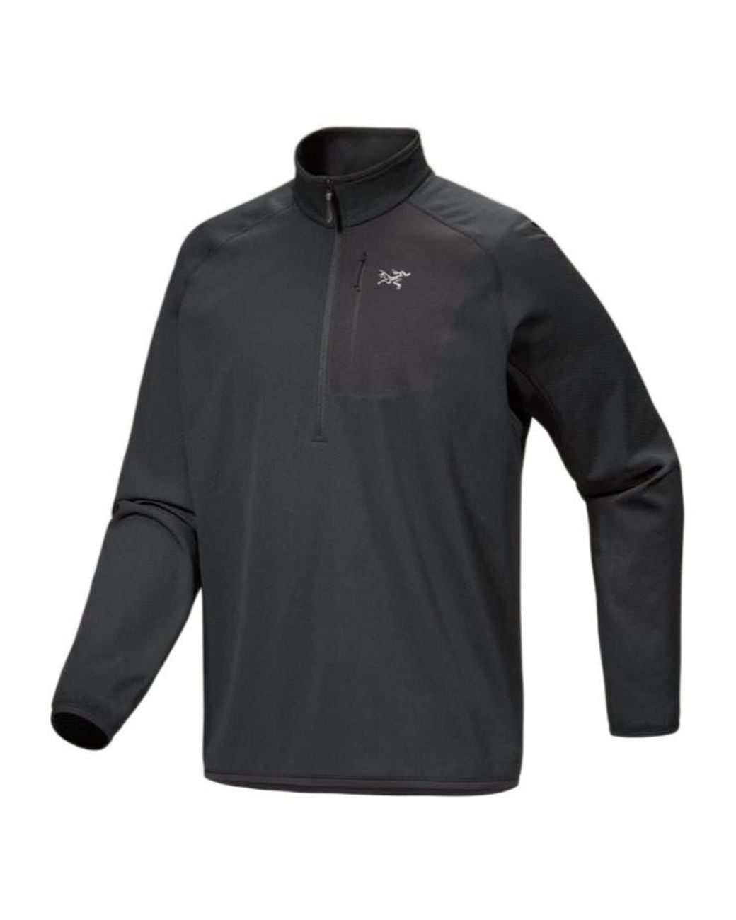 Arc'teryx Gray Delta 1/2 Zipper Collar Sweatshirt for men