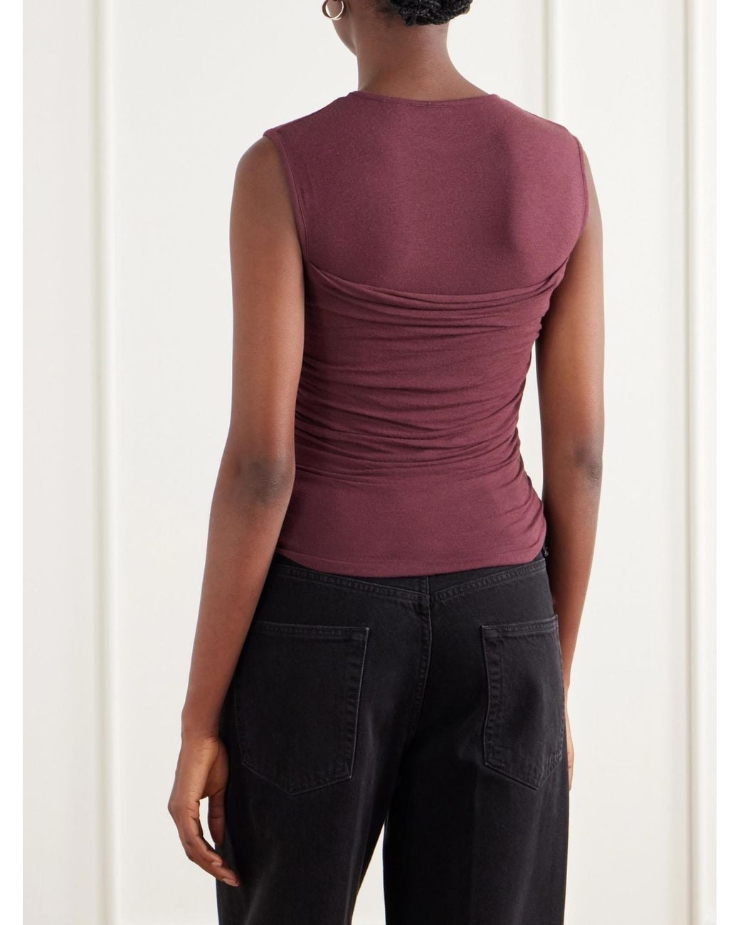 Agolde Purple Minimalist Vest