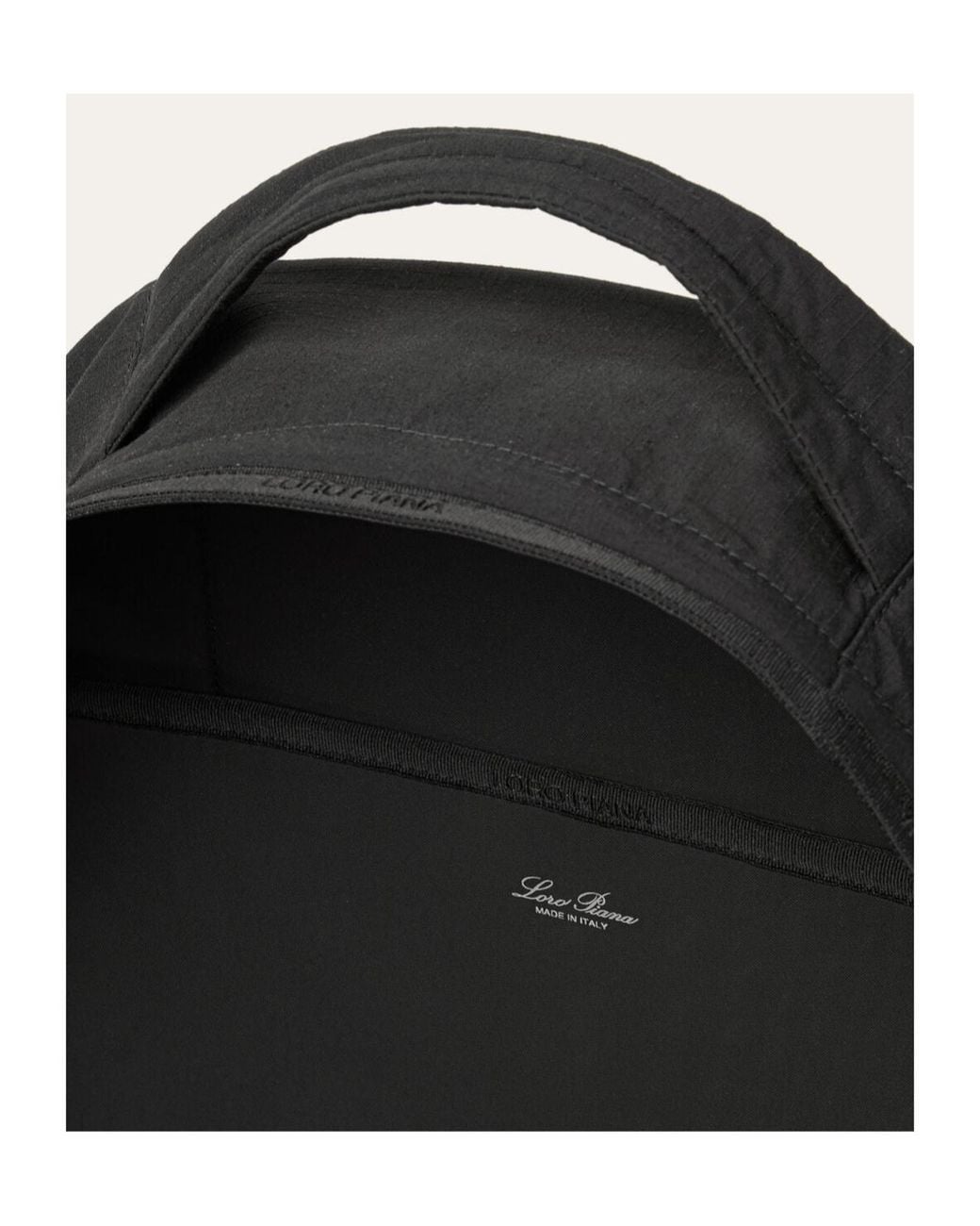 Loro Piana Gray Large Pioneer Backpack for men