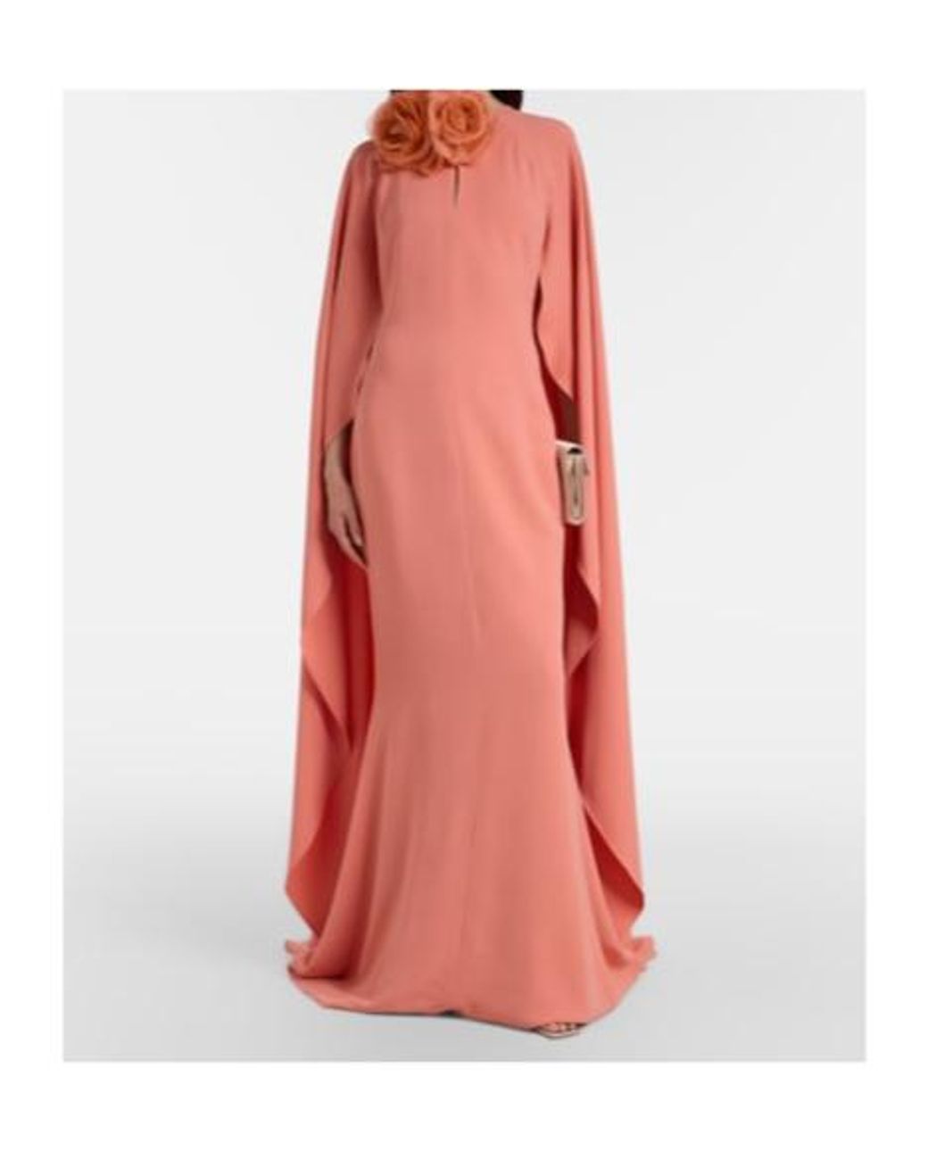 Elie Saab Pink Caped Gown