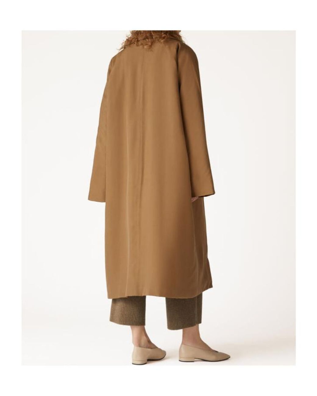 Loro Piana Brown Dwight Long-Sleeved Belted Coat
