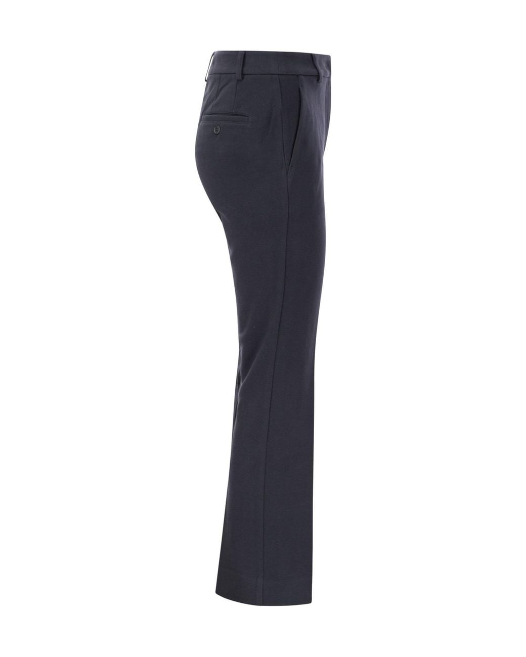 Weekend by Maxmara Blue Slightly Flared Trousers
