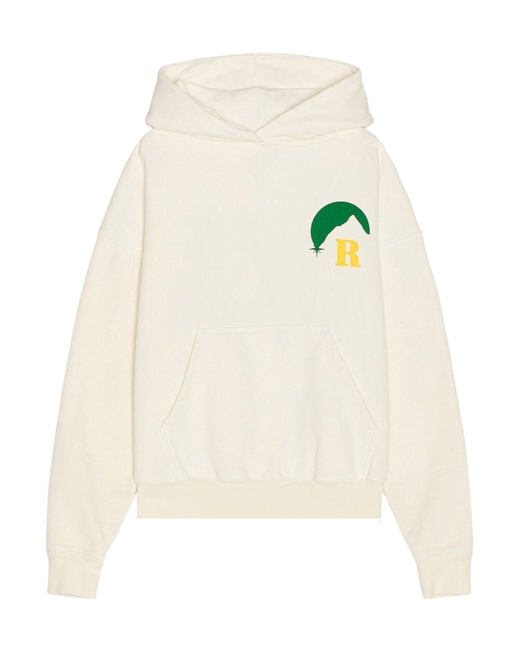 Rhude White Long-Sleeved Sweater for men