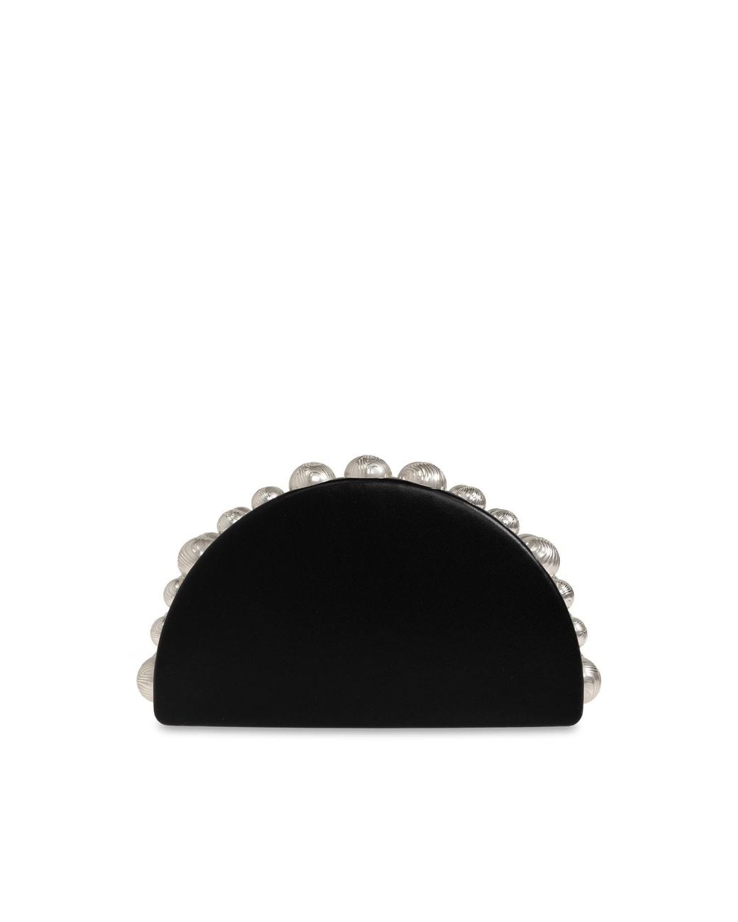 Cult Gaia Black Logo Clutch