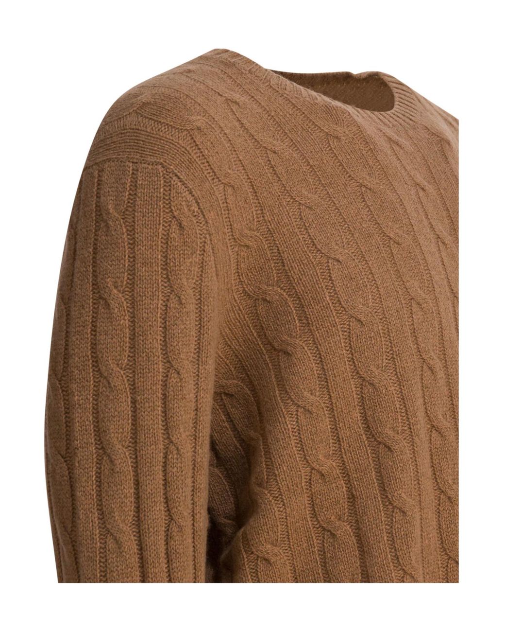 Polo Ralph Lauren Brown Crewneck Knitted Jumper for men