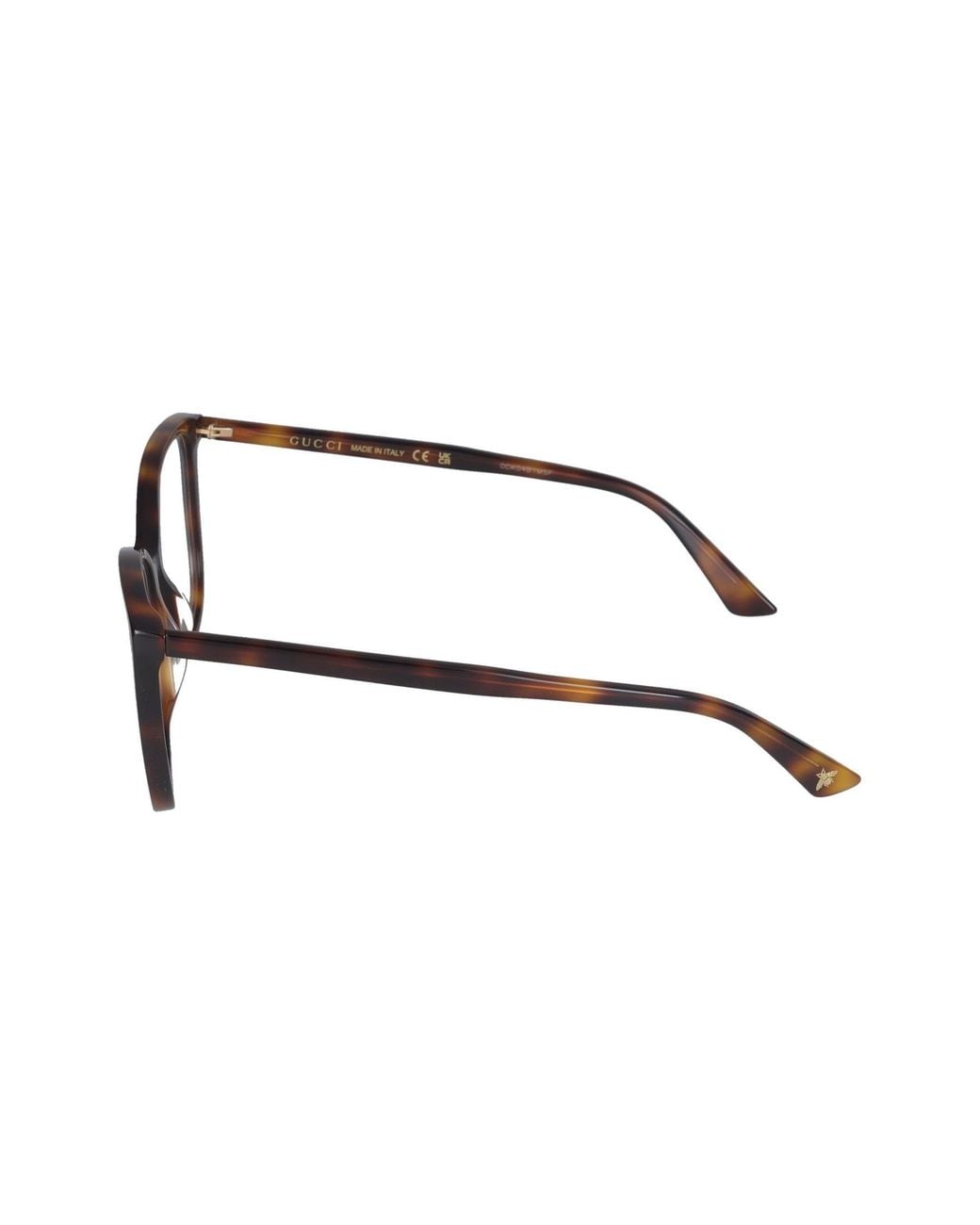 Gucci White Eyewear Square Optical Glasses