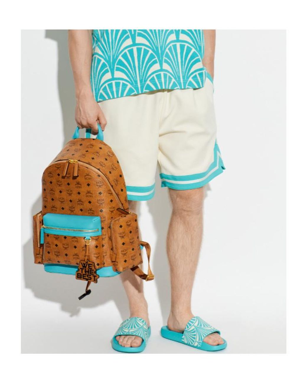 MCM Green Xwe The Best Ponte Shorts for men