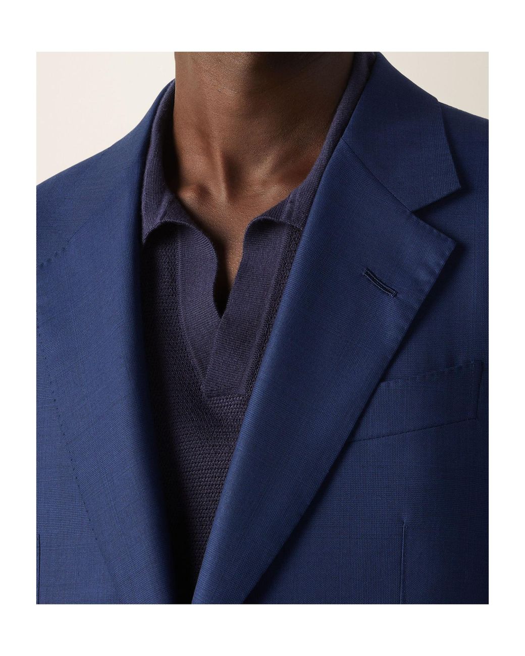 Zegna Blue Centoventimila Checked Wool Suit for men